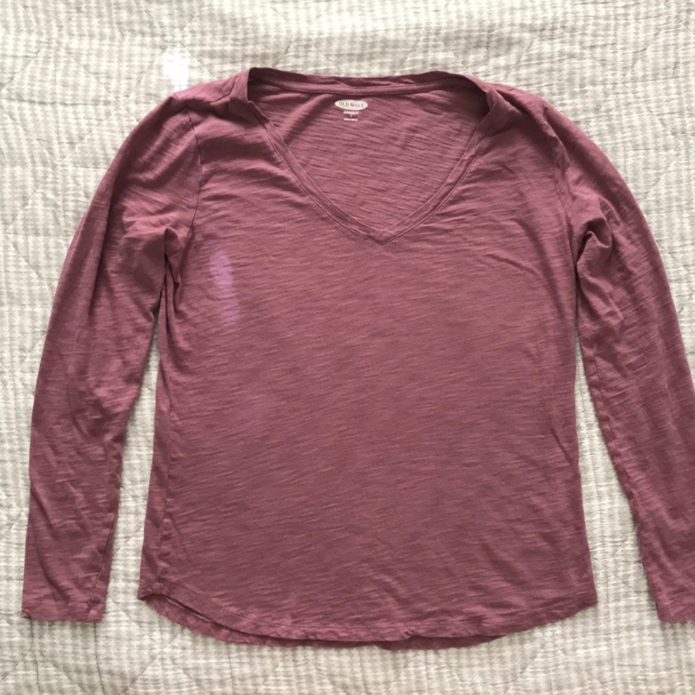 Old Navy EveryWear V Neck Longsleeve Tee Size S